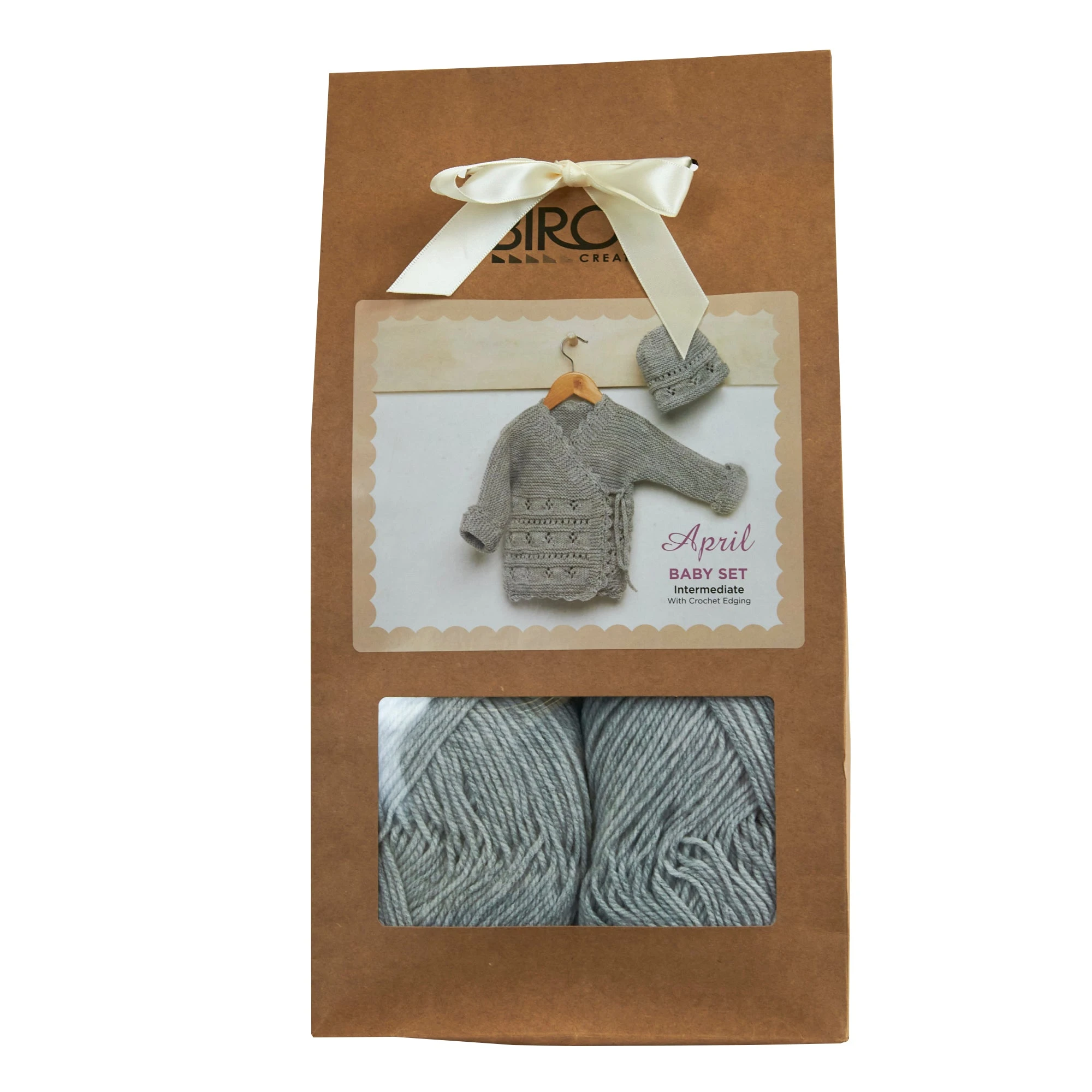 Birch Yarn Baby Knitting Kit - April Baby Set - Image 3