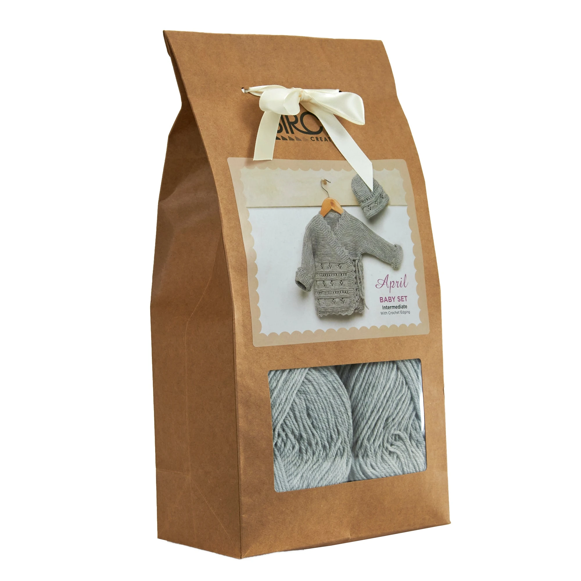 Birch Yarn Baby Knitting Kit - April Baby Set - Image 2