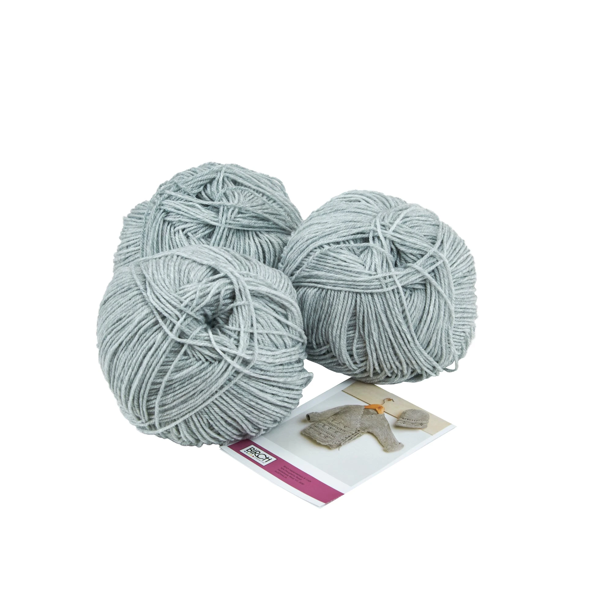 Birch Yarn Baby Knitting Kit - April Baby Set