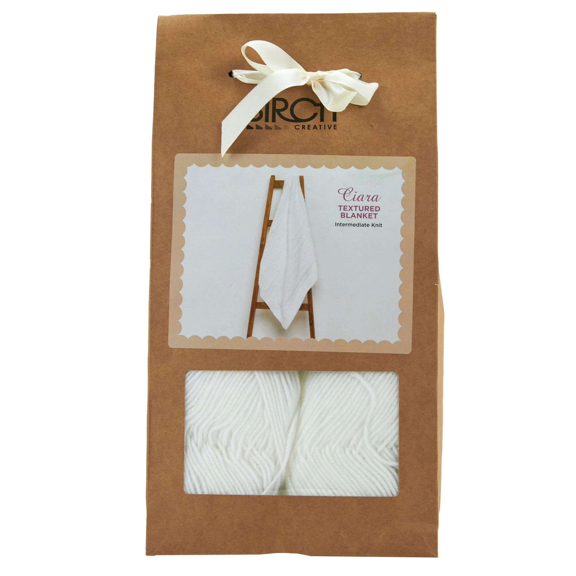 Birch Yarn Baby Knitting Kit - Ciara Textured Blanket - Image 2