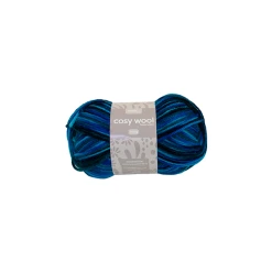 Makr Cosy Wool Crochet & Knitting Yarn 8ply, Ocean Mix- 100g Wool Yarn