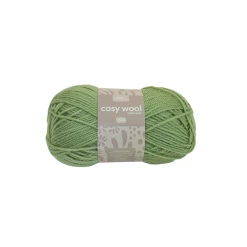 Makr Cosy Wool Crochet & Knitting Yarn 8ply, Mint- 100g Wool Yarn