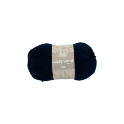 Makr Cosy Wool Crochet & Knitting Yarn 8ply, Navy- 100g Wool Yarn