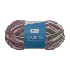Makr Veronica Crochet & Knitting Yarn, Shabby Chic Mix- 100g Acrylic Yarn