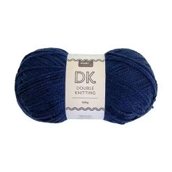 Makr DK 8ply Crochet & Knitting Yarn, Navy- 100g Acrylic Yarn