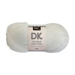 Makr DK 8ply Crochet & Knitting Yarn, Ivory- 100g Acrylic Yarn