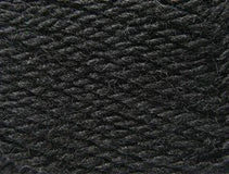 Country Naturals Country Yarn 8 Ply, Black- 50g