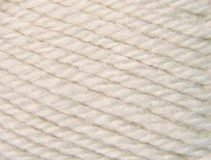 Country Naturals Country Yarn 8 Ply, White- 50g