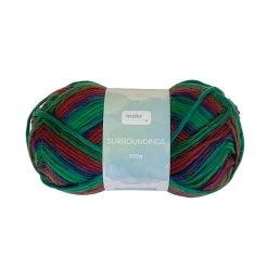 Makr Surroundings Crochet & Knitting Yarn, Greens- 100g Acrylic Yarn