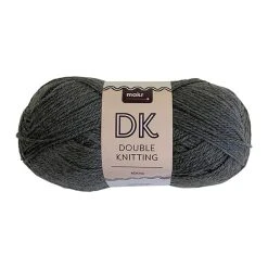 Makr DK 8ply Crochet & Knitting Yarn, Marle Grey- 100g Acrylic Yarn
