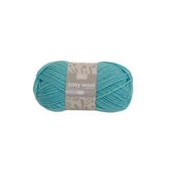 Makr Cosy Wool Crochet & Knitting Yarn 8ply, Spearmint- 100g Wool Yarn