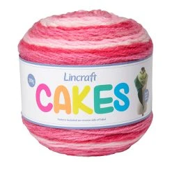Lincraft Cakes Yarn, Blossom- 200g Acrylic Wool Blend Yarn