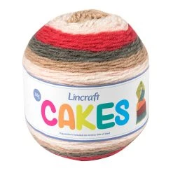 Lincraft Cakes Crochet & Knitting Yarn, Melon Cake- 200g Acrylic Wool Blend Yarn