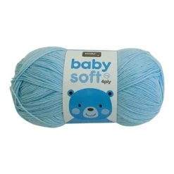 Makr Baby Soft Crochet & Knitting Yarn 4ply, Icypole- 100g Acrylic Nylon Blend Yarn