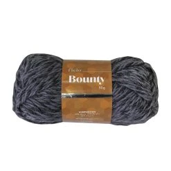 Ficio Bounty Crochet & Knitting Yarn, Charcoal Mix- 50g Wool Acrylic Alpaca Blend Yarn