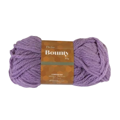 Ficio Bounty Crochet & Knitting Yarn, Dusty Violet- 50g Wool Acrylic Alpaca Blend Yarn