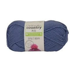 Cleckheaton Country 8ply Crochet & Knitting Yarn, Moonlight- 50g Wool Yarn