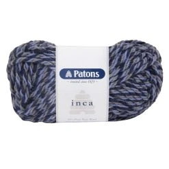 Patons Inca Yarn 14ply Crochet & Knitting Yarn, Moonlight- 50g Wool Acrylic Alpaca Yarn