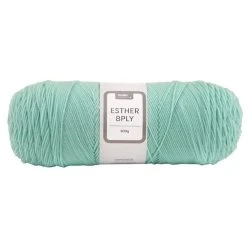 Makr Esther 8ply Crochet & Knitting Yarn, Aqua Sky- 200g Polyester Yarn