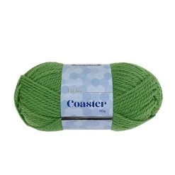 Ficio Coaster Crochet & Knitting Yarn, Jungle Green- 50g Wool Alpaca Blend Yarn