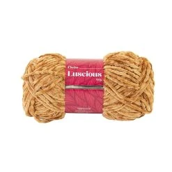 Ficio Luscious Crochet & Knitting Yarn, Camel- 100g Polyester Yarn