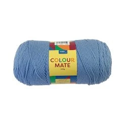 Makr Colourmate Crochet & Knitting Yarn, Sky- 200g Acrylic Yarn