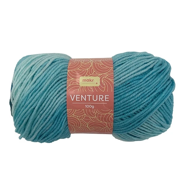 Makr Venture Crochet & Knitting Yarn, Aquamarine- 100g Acrylic Yarn Makr Venture Crochet & Knitting Yarn, Aquamarine- 100g Acrylic Yarn -Lincraft shop 30447448 1 414a4df0 e18a 4fe2 abf5 cd5ea17eb2d3