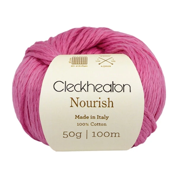 Cleckheaton Nourish Crochet & Knitting Yarn, Wildflower- 50g Cotton Yarn
