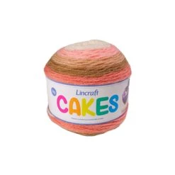 Lincraft Cakes Crochet & Knitting Yarn, Blushed- 200g Acrylic Wool Yarn
