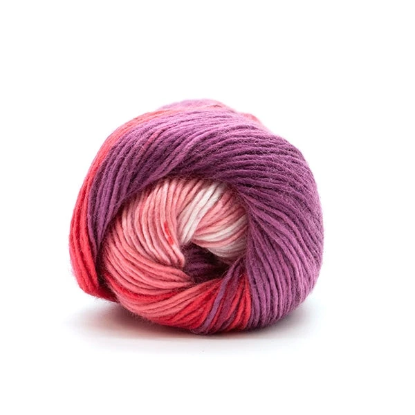 European Collection Spiral Crochet & Knitting Yarn, Pink Mix- 100g Acrylic Wool Yarn - Image 2