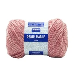 Makr Denim Marle Crochet & Knitting Yarn, Rust- 100g Acrylic Wool Yarn