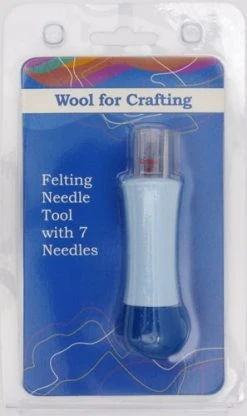 Lincraft Felting Needle Tool With Cover - 7 Needles