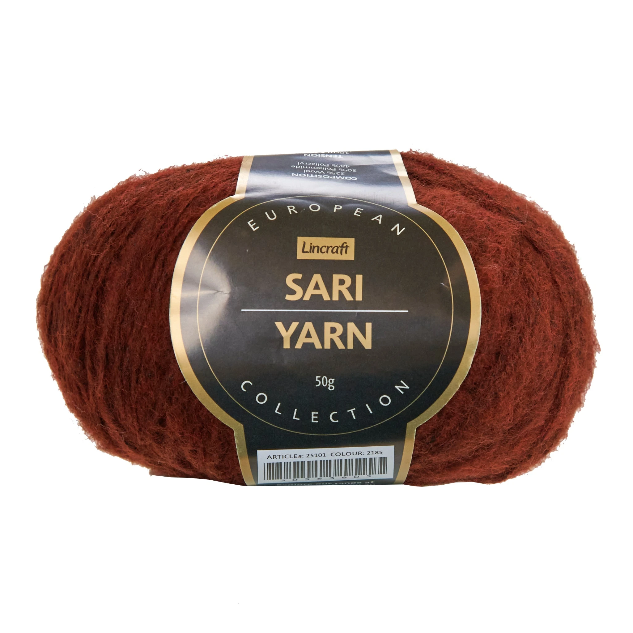 Lincraft European Collection Sari Crochet & Knitting Yarn, Col 2185- 50g