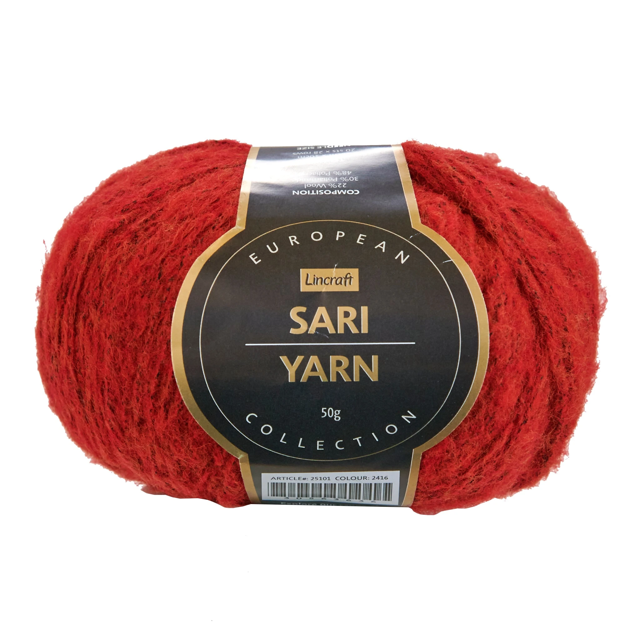 Lincraft European Collection Sari Crochet & Knitting Yarn, Col 2416- 50g