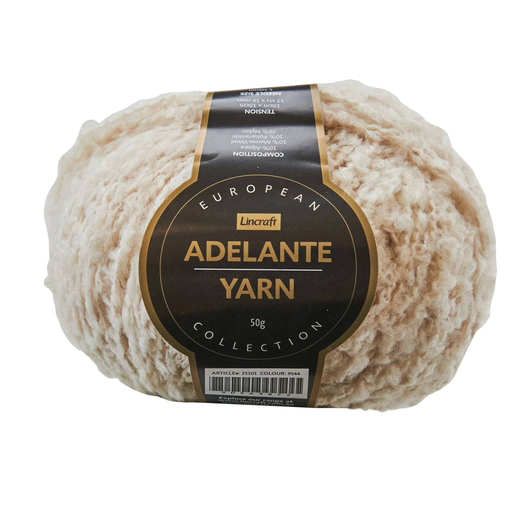 European Collection Adelante Crochet & Knitting Yarn, Col 9544- 50g European Collection Adelante Crochet & Knitting Yarn, Col 9544- 50g -Lincraft shop 30563872