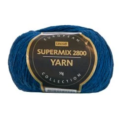 Lincraft European Collection Supermix 2800 Crochet & Knitting Yarn, Col 605- 50g
