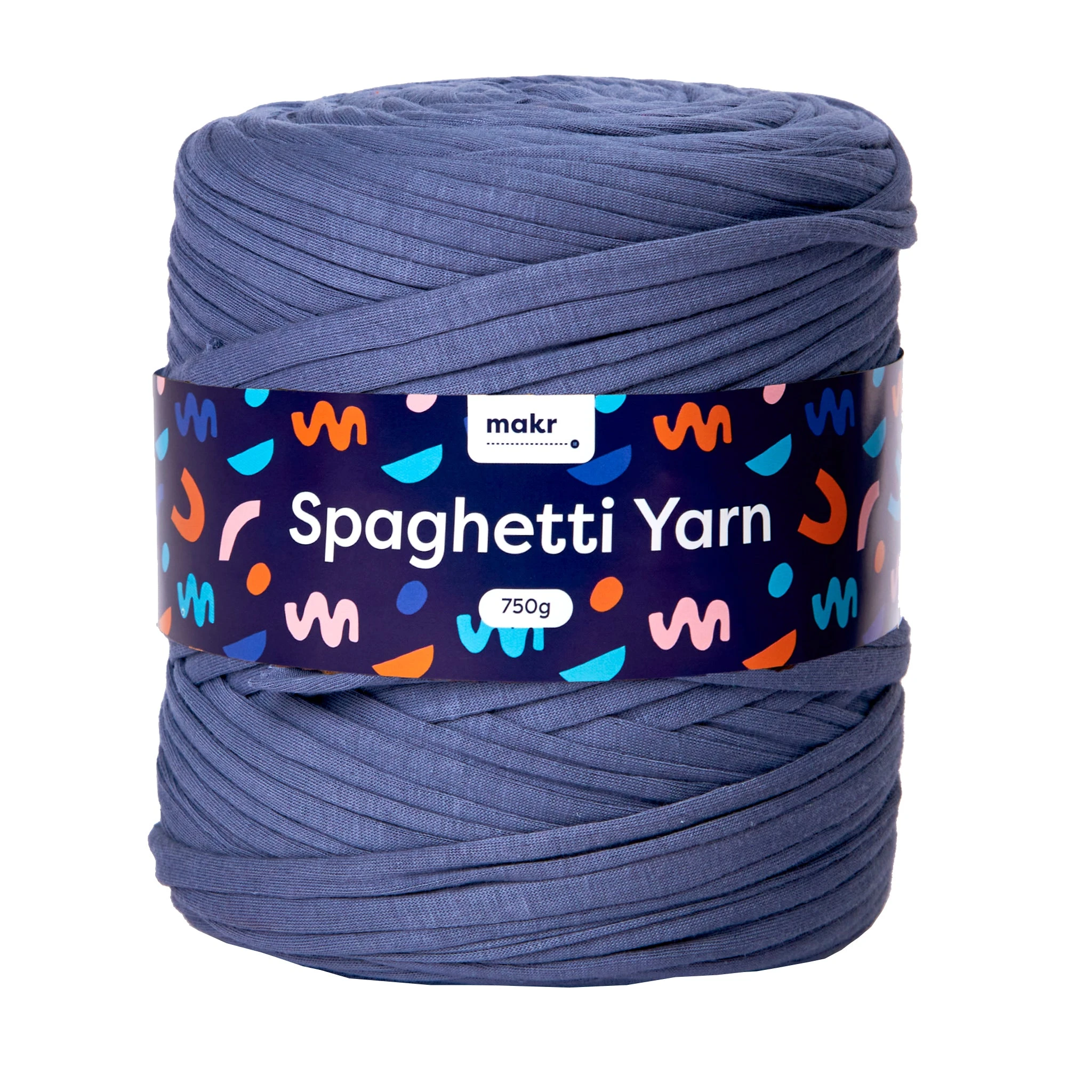 Makr Spaghetti Crochet & Knitting Yarn, Shades Of Grey- 750g - Image 2