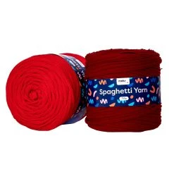 Makr Spaghetti Crochet & Knitting Yarn, Shades Of Red- 750g