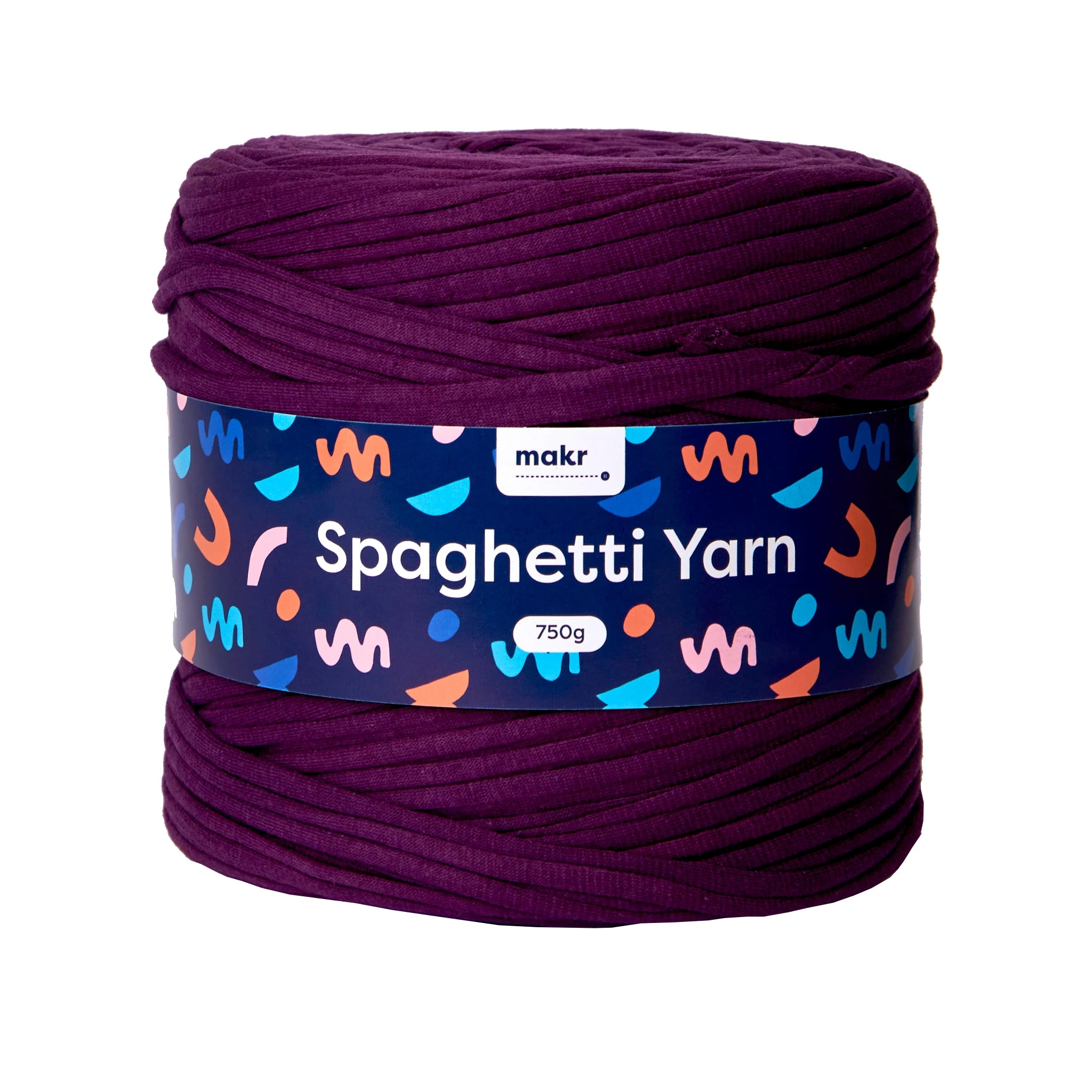 Makr Spaghetti Crochet & Knitting Yarn, Shades Of Lilac- 750g