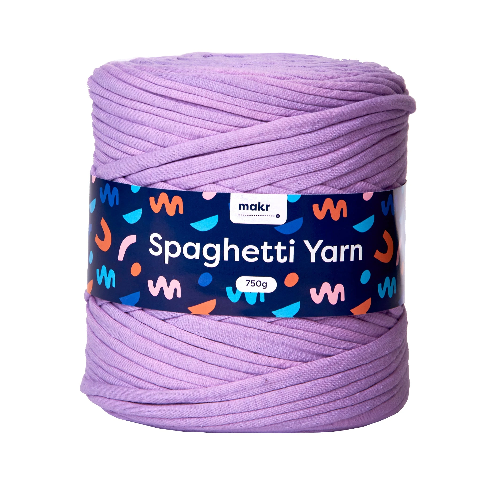 Makr Spaghetti Crochet & Knitting Yarn, Shades Of Lilac- 750g - Image 2