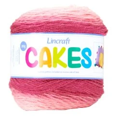 Lincraft Cakes Crochet & Knitting Yarn, Orange Peach Dream- 200g