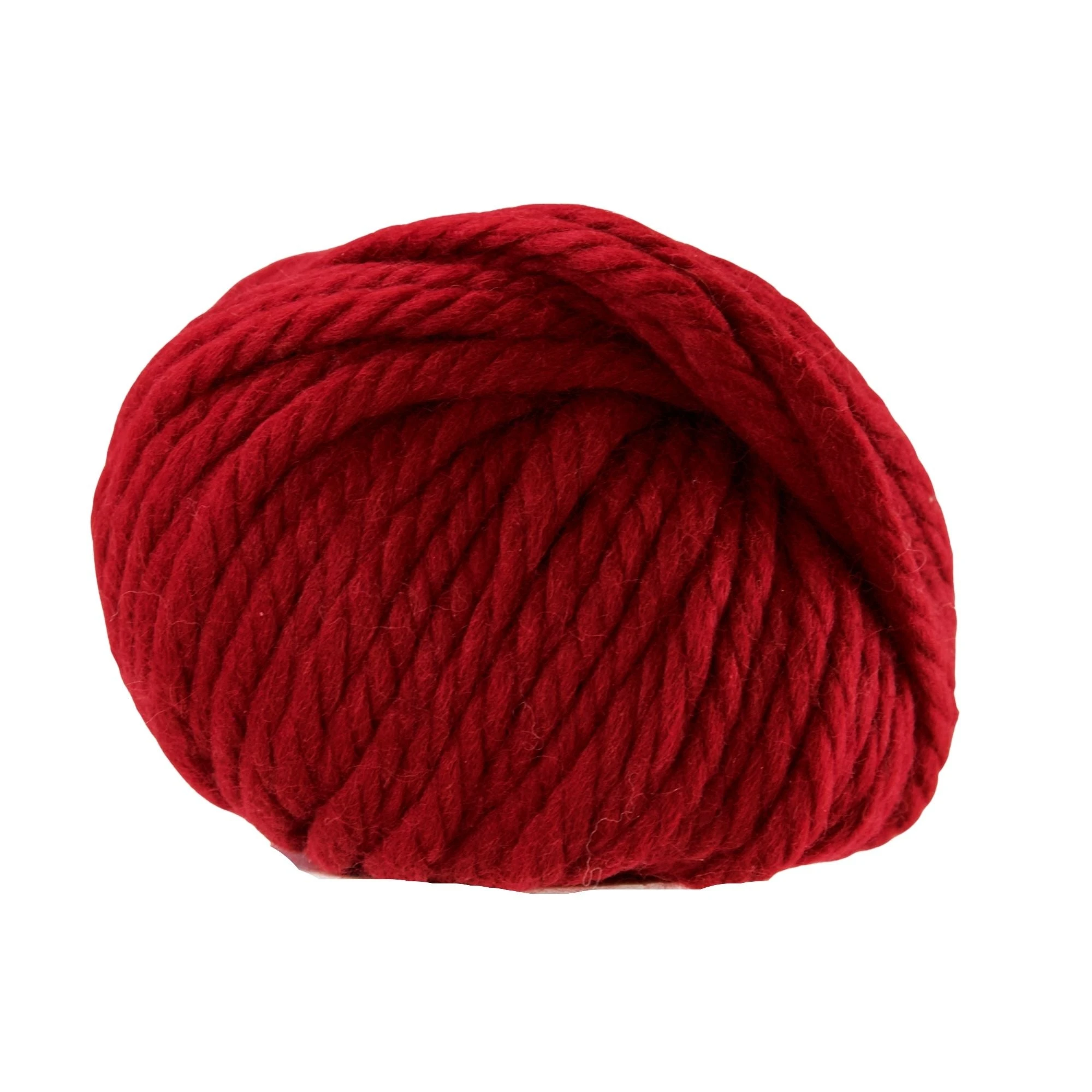 Makr Chunky Wool Crochet & Knitting Yarn, Red Dahlia- 100g - Image 2