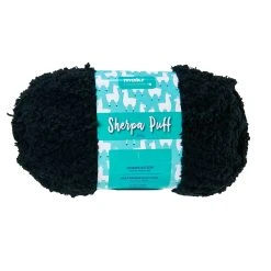 Makr Sherpa Crochet & Knitting Yarn, Black- 200g