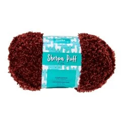 Makr Sherpa Crochet & Knitting Yarn, Merlot- 200g