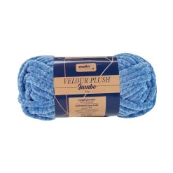 Makr Velour Plush Jumbo Crochet & Knitting Yarn, Allure- 200g