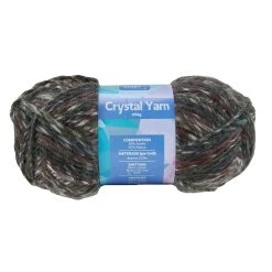 Makr Crystal Crochet & Knitting Yarn, Natural/Brown- 250g