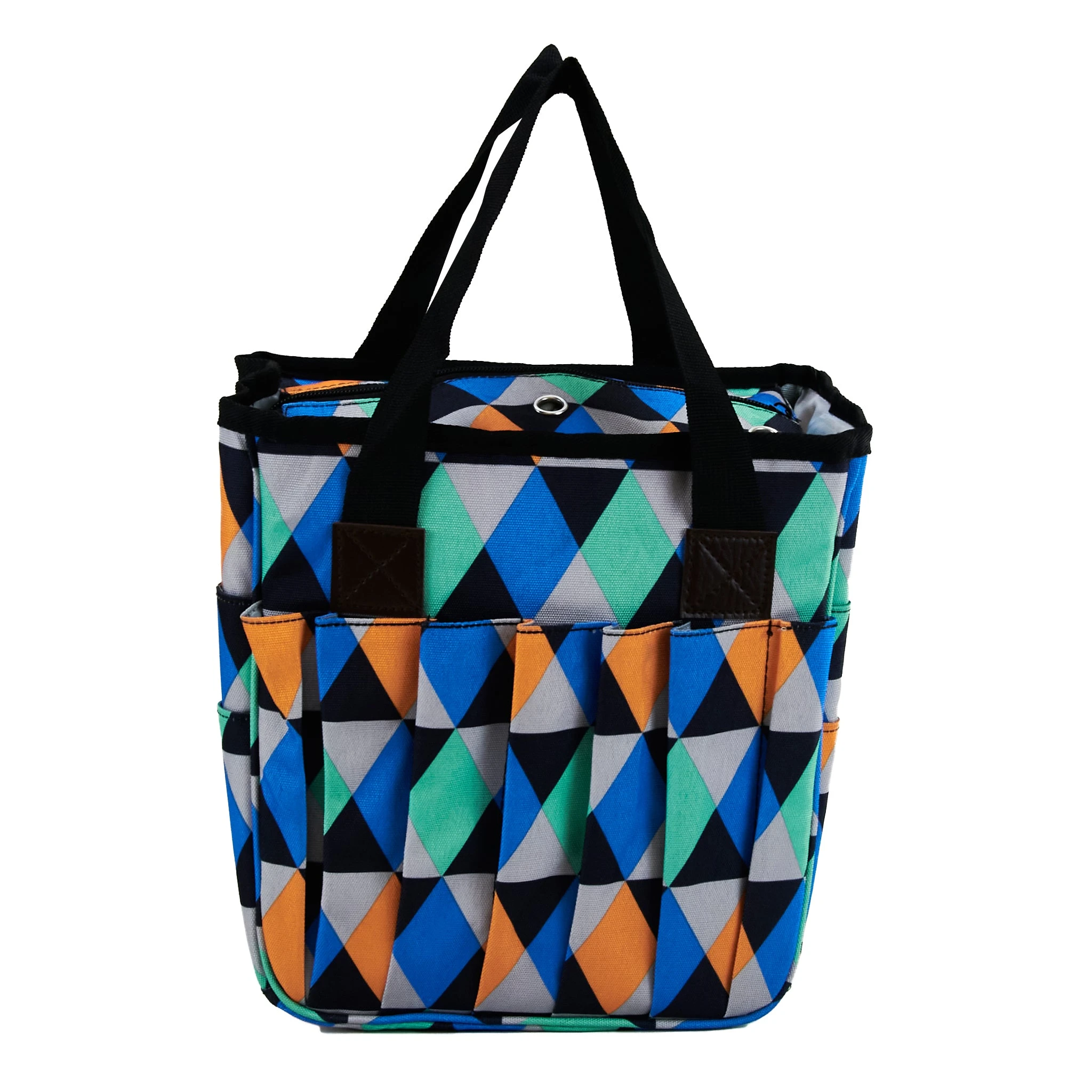 Lincraft Knitting Storage Bag, Geometric- 23x14x26cm - Image 3