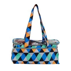 Lincraft Knitting Storage Bag, Geometric- 38x19x18cm