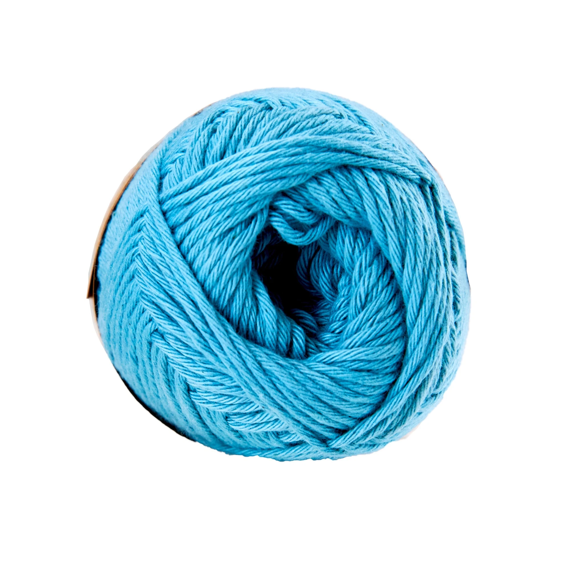Makr Organic Cotton Crochet & Knitting Yarn, Nile Blue- 100g Cotton Yarn - Image 2
