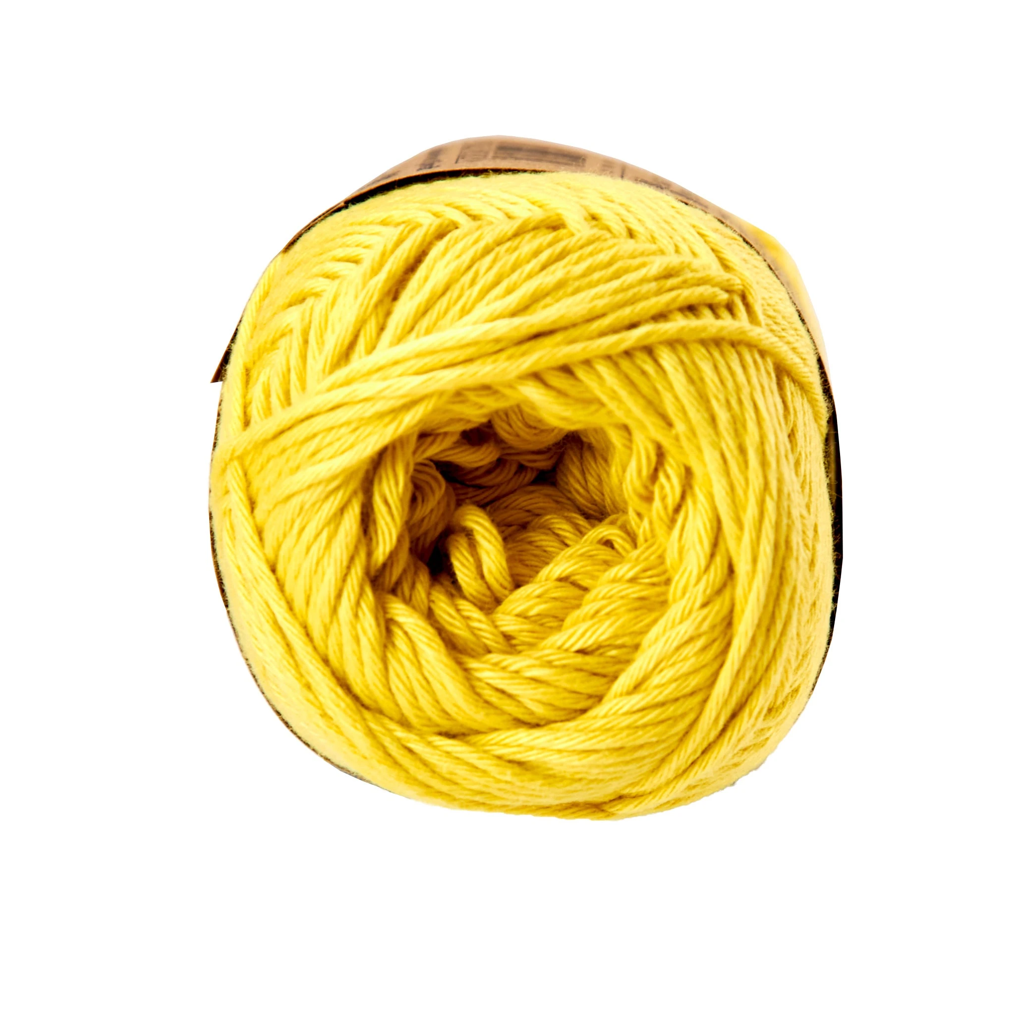 Makr Organic Cotton Crochet & Knitting Yarn, Yellow- 100g Cotton Yarn - Image 2